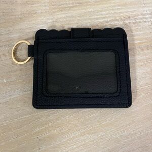 Black Leather Card Holder